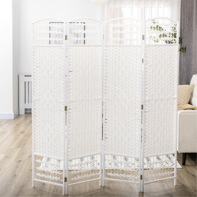 Alaudin Solid Wood Folding Room Divider