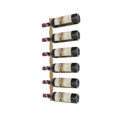 Latawn Bottle Wall Mounted Wine Bottle Rack by Rebrilliant