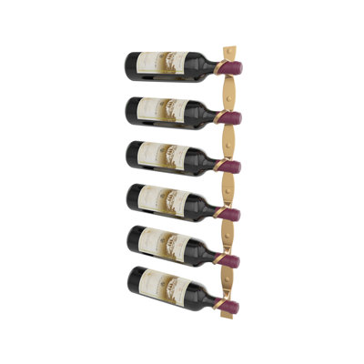 Lleucu Wall Mounted Wine Bottle Rack by Rebrilliant