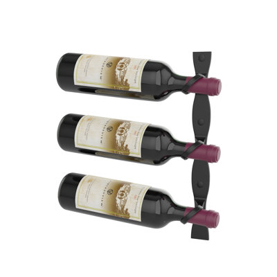 Lleucu Wall Mounted Wine Bottle Rack by Rebrilliant