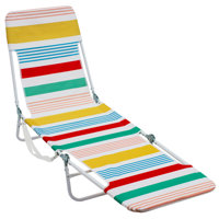 Moolchand Portable Folding Weather-Resistant Beach Lounger Chair with Carrying Strap, Multicolor by Arlmont & Co.