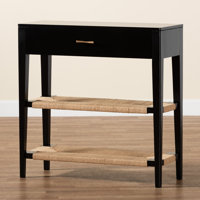 31.5" Bayur Wood Console Table by Red Barrel Studio