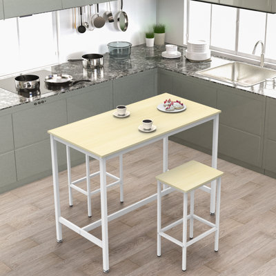 Loughborough 2 - Person Counter Height Table Dining Set by 17 Stories