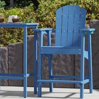 Pasquale Plastic/Resin Adirondack Chair by Dovecove