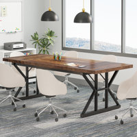 Premi Rectangular Conference Table by Inbox Zero