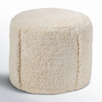 Felder 16" Wide Round Pouf Ottoman by AllModern