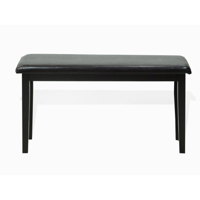Johnniqua Faux Leather Bench by Winston Porter