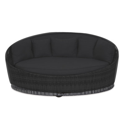 Covers & all Outdoor Daybed Cover, Heavy Duty 1000D Waterproof, UV & Tear Resistant 90 Inch Round Patio Furniture Cover for Daybed with Elastic Hem by Latitude Run