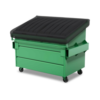Heavy Duty Multipurpose Outdoor Dumpster Cover, Durable & UV Resistant Waterproof Trash Can Cover by Latitude Run