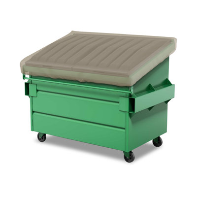 Heavy Duty Multipurpose Outdoor Dumpster Cover, Durable & UV Resistant Waterproof Trash Can Cover by Latitude Run