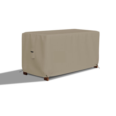 Heavy-Duty Waterproof Rectangle Ottoman Outdoor Deck Box Cover, Outdoor Rectangle Storage Box Bench Patio Deck Box Cover by Latitude Run