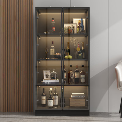 Camilly Lighted China Cabinet by Wade Logan