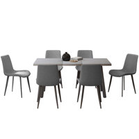 Iras 6 - Person Extendable Dining Set, 61.4