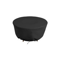 Heavy-Duty Outdoor Round Fire Pit Cover, Patio Durable & UV Resistant Waterproof Fire Table Cover by Arlmont & Co.