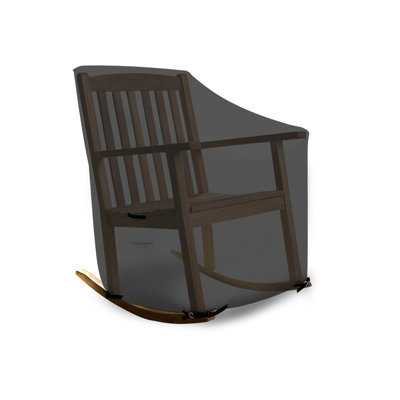 Heavy-Duty Rocking Chair Cover, 18 OZ UV Resistant Patio Chair Cover by Latitude Run