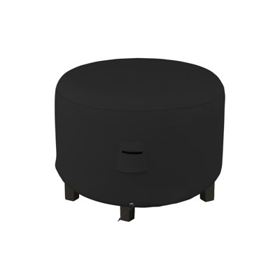 HeavyDuty Multipurpose Waterproof Round Ottoman Deck Box Cover,Outdoor Round Storage Box Bench Cover by Latitude Run