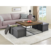 Aivan 5 Piece Coffee Table Set by 17 Stories