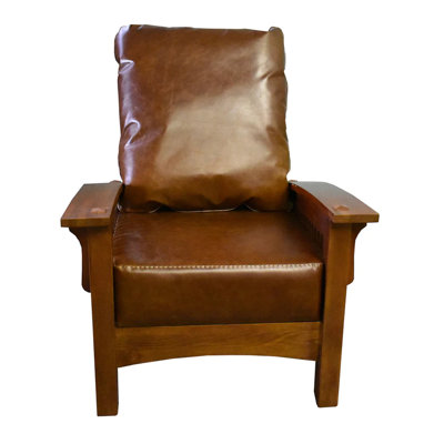 Mel 33" W Top Grain Leather Armchair