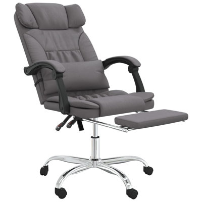 Massage Reclining Office Chair Faux Leather by Latitude Run