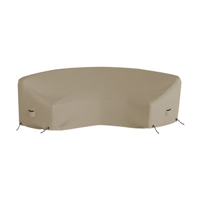 Weatherproof Patio Sofa Cover, Curved Patio Sofa Cover, Cover for Curved Sofa by Latitude Run