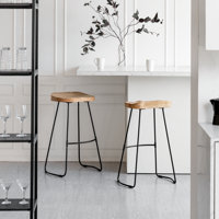 Racette Solid Wood Bar Stool by Trent Austin Design