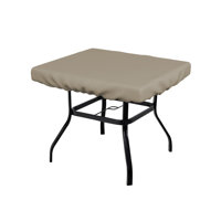 Heavy-Duty Multipurpose Square Patio Table Top Cover, Waterproof Outdoor UV-Resistant Table Cover by Arlmont & Co.