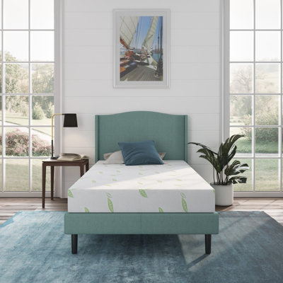 Anula, Green Tea Infused Medium Firm Memory Foam Mattress by Nap Queen