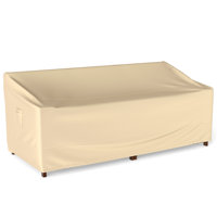 Arlmont & Co. Patio 3-seater Sofa Cover Outdoor Deep Sofa Cover W/ Handles & Air Vents Heavy Duty Patio Bench Cover by Arlmont & Co.