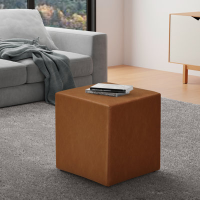 Fairwinds 18" Wide Square Ottoman by Ebern Designs