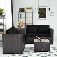 Margriete 4 Piece Sofa Seating Group with Cushions by Latitude Run