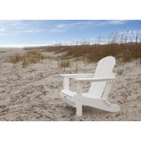 Berngar Plastic Folding Adirondack Chair by Highland Dunes