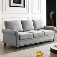 Babette 82.68" Round Arm Sofa by Alcott Hill