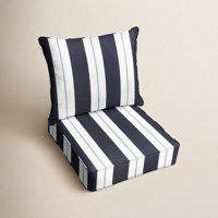 Deana Indoor/Outdoor Sunbrella Seat/Back Cushion Set by Birch Lane
