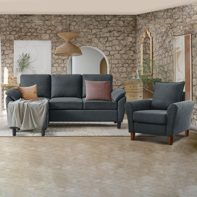 Juliani Corduroy 3 Piece Living Room Set by Winston Porter