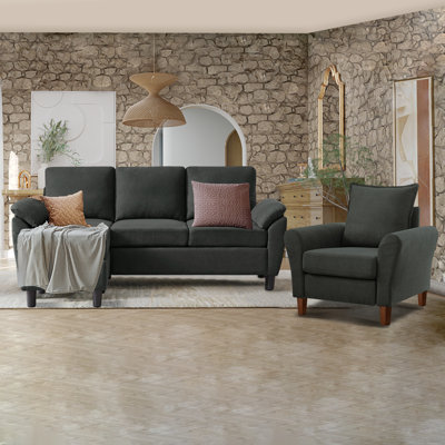 Juliani Corduroy 3 Piece Living Room Set by Winston Porter