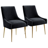 Lashana Velvet Upholstered Side Chair by Mercer41
