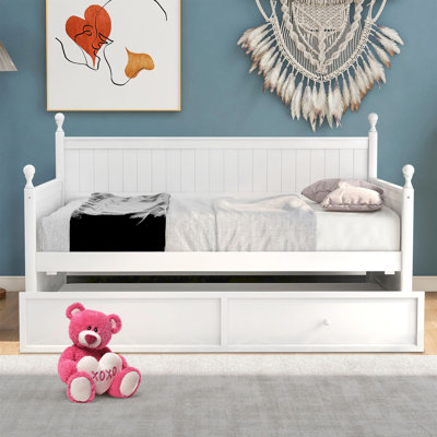 Gurmit Twin Daybed with Trundle by Harriet Bee