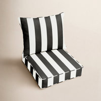 Honey Indoor/Outdoor Sunbrella Seat/Back Cushion by Joss & Main