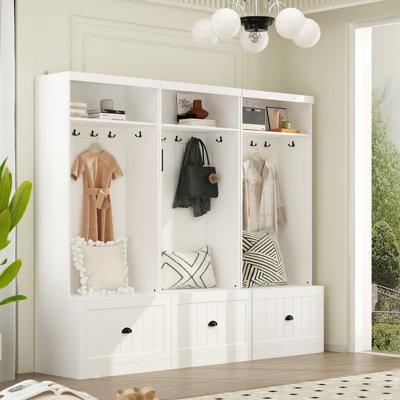 Malena Hall Tree with Bench and Shoe Storage by Lark Manor