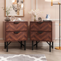 Killinger Ted 4 - Drawer Nightstand in Brown (Set Of 2) by Union Rustic