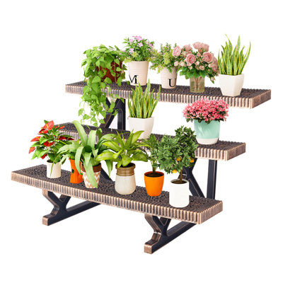 Round Multi-tiered Plant Stand by Bungalow Rose