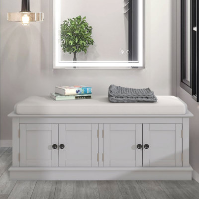 Terrones Cabinet Storage Bench by Wildon Home