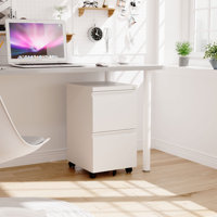 Kristoher 2-Drawer Mobile Vertical Filing Cabinet by Inbox Zero