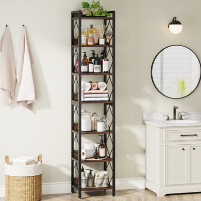 Pottersmoor 79" H Etagere Corner Bookcase