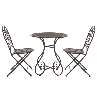 Craciuna Round 2 - Person 27.5" Long Bistro Set by Red Barrel Studio