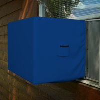 HeavyDuty Waterproof Outdoor Window Air Conditioner Cover, UV Resistant Outside Window AC Unit Cover by Arlmont & Co.