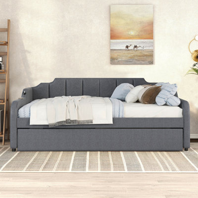 Farina Full Guest Bed Daybed with Trundle by Hokku Designs