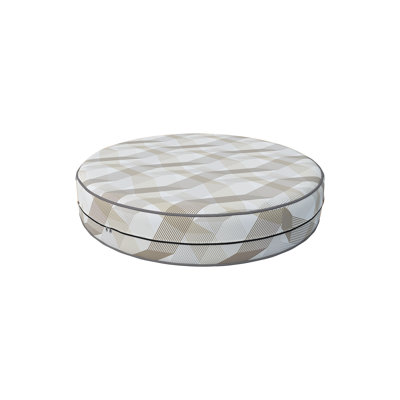 Decorative Indoor Outdoor Waterproof Round Cushion Cover, Patio UV Resistant Seat Cushion Cover by Gracie Oaks