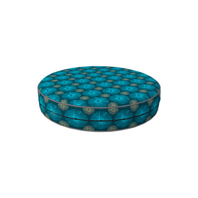 Decorative Indoor Outdoor Waterproof Round Cushion Cover, Patio UV Resistant Seat Cushion Cover by Ivy Bronx