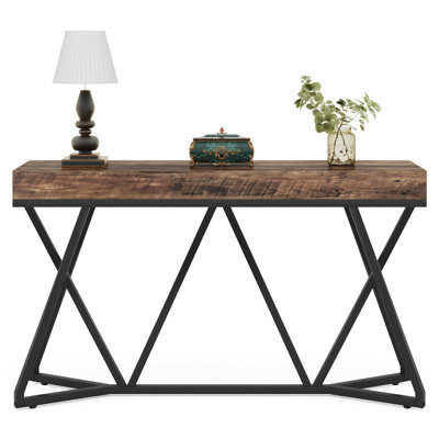 Warnack 55.11" Wood Modern Simple Console Hallway Table by 17 Stories